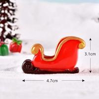 Decoración De Navidad Para El Hogar Figura De Resina De Cisne Reindeer Sleigh Micro Paisaje De Navidad Adornos De Escritorio - details 8