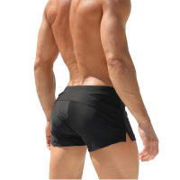 Shorts De Baño Sexy Para Hombres Quick Drying Swimwear Transpirable Deporte Surf Zwembroek Sunga Board Shorts Material Poliéster Y Spandex - details 15