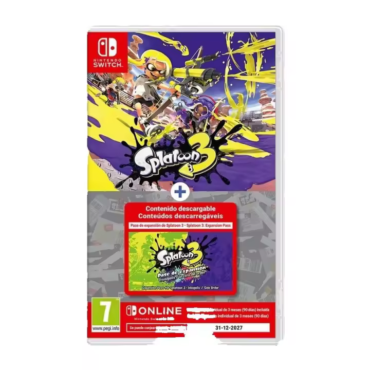 Splatoon 3 + Expansion Pass + 3 meses NSO SWITCH - Versión Española - - Nuevo Precintado - Nintendo - 1