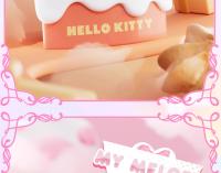 Figura De Acción Kawaii Sanrio Hello Kitty Cinnamoroll Kuromi Mymelody Pochacco Juguete Para Cumpleaños Y Pasteles - details 9