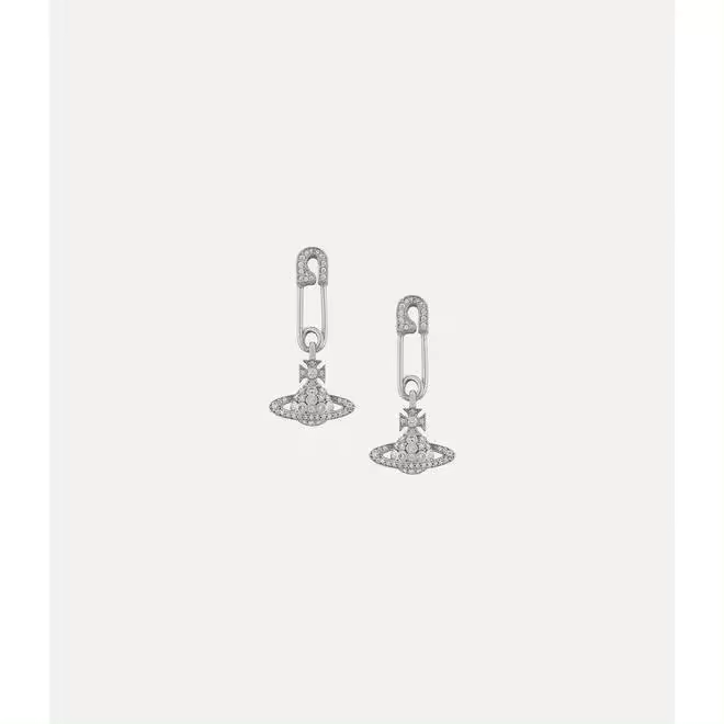 Vivienne Westwood Pendientes Lucrecia, Viene con embalaje original, ajustado para regalar, el mejor regalo para familiares, - 1
