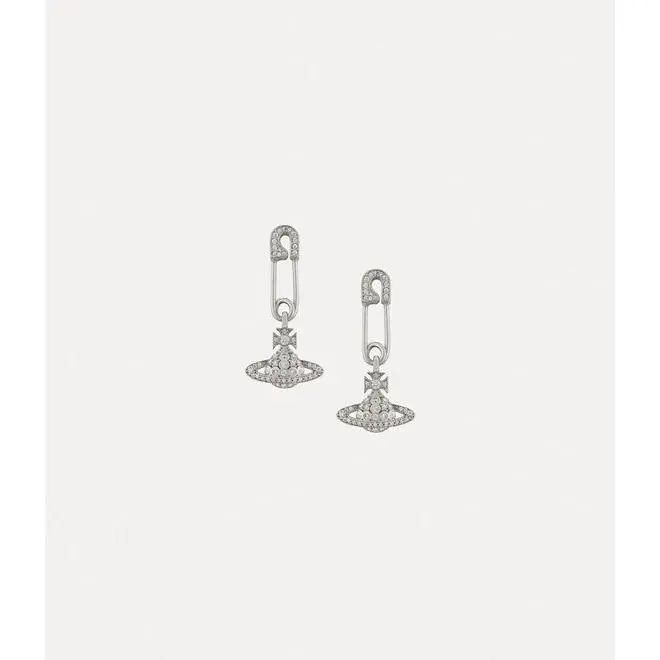Vivienne Westwood Pendientes Lucrecia, Viene con embalaje original, ajustado para regalar, el mejor regalo para familiares, - 1