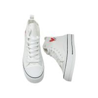 Eva Zorteon- Zapatillas Deportivas Abotinada de Lona para Mujer - Estilo Bamba con Material Textil y Cierre de Cordones - details 12