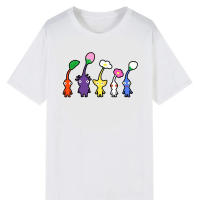 Camiseta Kawaii Pikmin Para Hombre Camiseta Harajuku Divertida Con Dibujos Animados Gráficos Transpirable Y Cómoda Para Verano Talla Oversize - details 10
