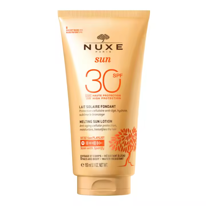 NUXE SUN LECHE SOLAR FUNDENTE SPF30 ROSTRO Y CUERPO 150 ML. - 1