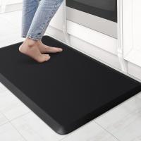 Alfombra De Cocina De Color Sólido Con Cojín Antifatiga Resistente Al Agua Y Antideslizante Para Comodidad Al Estar De Pie - details 0