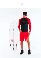 Camiseta De Natación Para Hombres Con Protección UV Ropa De Playa Guardia Contra Picaduras Manga Larga Deportes Acuáticos Camiseta De Surf - details 22