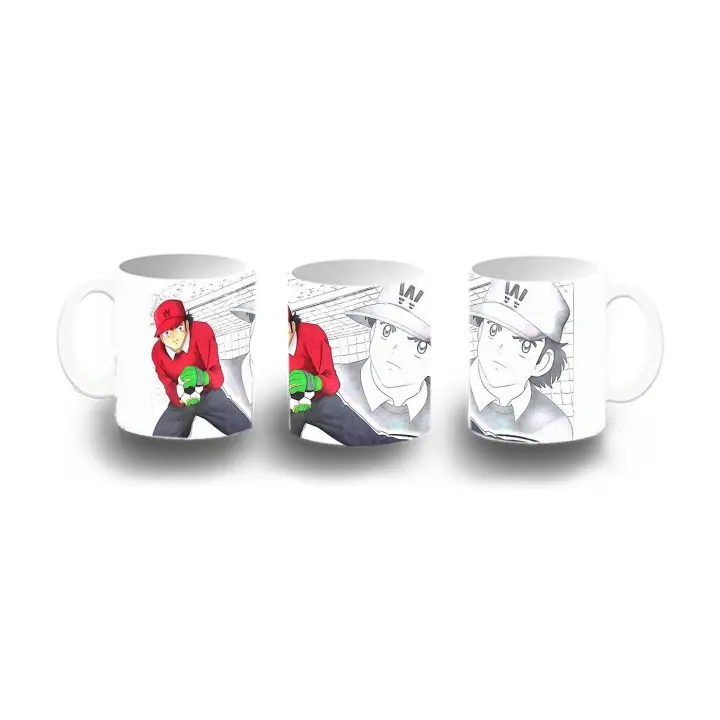TAZA DE PLASTICO BENJI PRICE PORTERO FUTBOL plastic mug captain tsubasa oliver super guerrero sagaandroides - 1