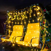 Luces De Enredado Navidad LED 4mx6M 1.5MX1.5M 2x3M Decoración De Fiesta De Navidad Para Jardín Y Boda Tejado De Luz De Año Nuevo - details 15