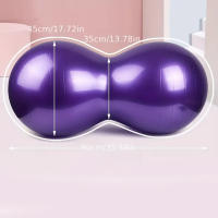 Bola De Yoga De Forma De Maní Anti-Rotura 90x45cm Para Ejercicio En Casa Equipo De Fitness Gimnasio Entrenamiento De Pilates Con Bombín - details 0