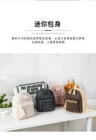 Mochila Versátil Para Mujeres 2024 Con Impresión De Polka Dots Mini Mochila Fresca Y Dulce Material PU Con Funda De Poliéster - details 1