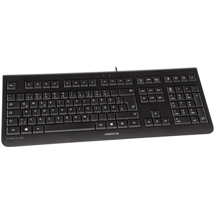 Teclado con cable CHERRY KC 1000, negro (el profesional silencioso y versátil) - 1