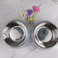 Tazón De Alimentos En Forma De Diamante Para Perros Y Gatos De Acero Inoxidable Desmontable De Dos Capas Nuevo 2024 - details 12