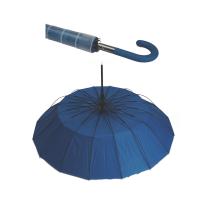 Paraguas largo grande de 16 varillas con funda protectora antigoteo, estructura de fibra, antiviento y automático de 68 cm paraguas antigoteo liso unisex paraguas práctico y funcional - details 1