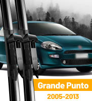 Limpia Parabrisas Delantero Limpia Para Fiat Grande Punto 2005-2013 Para FIAT Punto Evo 2009-2013 Accesorios 26 + 15 Plegable Inteligente De Bony Natural De Goma Resistente Al Rango De Temperatura +158 F a -40 F Negro - details 0