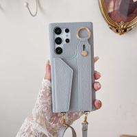 Funda De Teléfono Crossbody Con Correa Para Muñeca Para Samsung Galaxy S25 S24 S22 Ultra plus S23FE A15 A25 A35 A55 A24 A34 A54 A14 Con Porta Tarjetas - details 7
