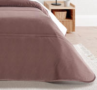 NORA HOME Edredon Acolchado Terciopelo Rosa - TWO . Relleno 250 gr/m². Fundas Cojin a conjunto incluidas - details 2