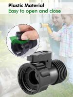 Válvula De Apagado De Camión De Jardín 3/4" Plástico Conector De Hilo Estándar Válvula De Agua Para Conexión Rápida De Jardín - details 2