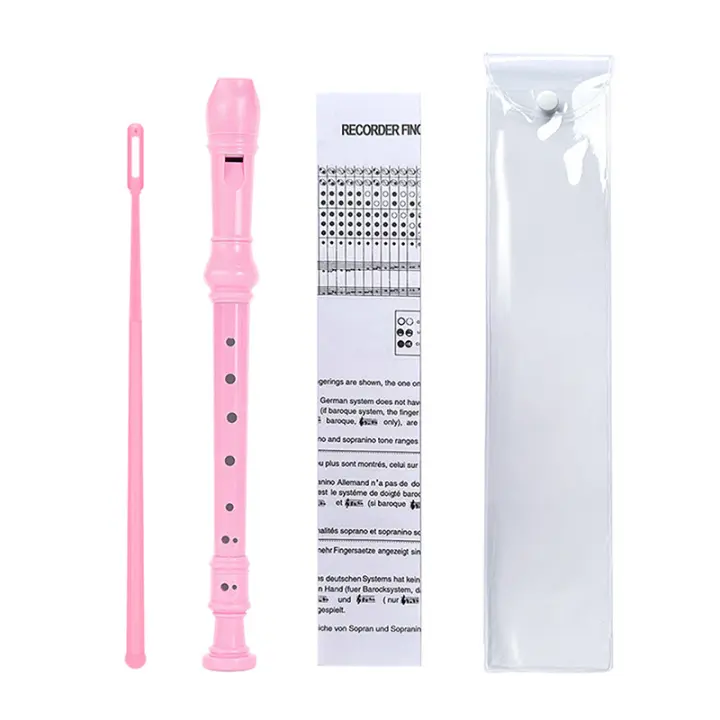 Set De Flauta Con 8 Agujeros De ABS Para Principiantes Y Profesionales Instrumentos De Viento Orff Recopilación Vertical Para Práctica - 1