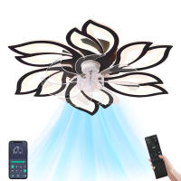 6 velocidades  moderno 6 cuchillas LED 60W piso bajo DC Motor 65CM ventiladores de techo con Control remoto ventilador de techo Simple con luz ventilador para el hogar 220V - details 9