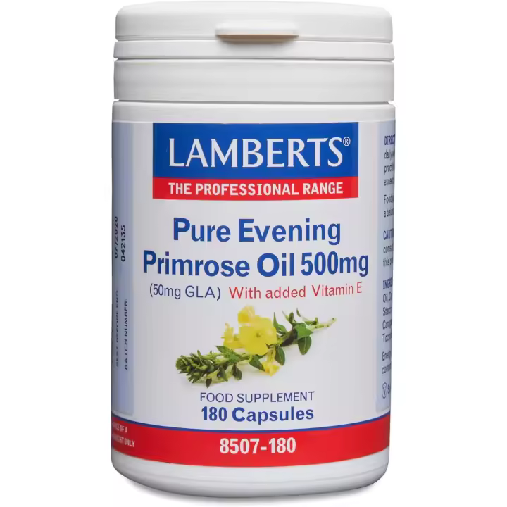 Lamberts Aceite de Prímula 500 mg - 180 Cápsulas - 1