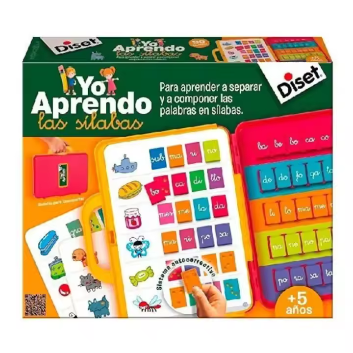 Juego educativo Yo Aprendo las Silabas con maletín - Jumbo Diset - 1