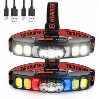 Lámpara De Pescar LED Con Correa Para Camping Potencia Alta Luz Recargable Duradera Linterna Portátil Para Senderismo Y Convoy - details 8