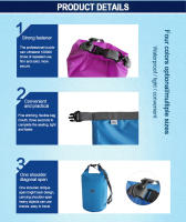Bolsa De Almacenamiento Impermeable Para Natación Pesca Rafting Trekking 5L-70L Alta Capacidad Bolsa Seca Para Deportes Acuáticos - details 7