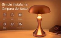 Lámpara De Mesa LED Con Sensor De Toque Luz Nocturna Recargable Inalámbrica Para Lectura Decorativa Para Restaurante Hotel Bar Y Dormitorio - details 0