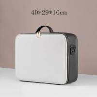 Nueva Bolsa De Maquillaje Para Mujer De Cuero PU Impermeable Gran Capacidad De Almacenamiento Estuche De Viaje Para Cosméticos - details 7