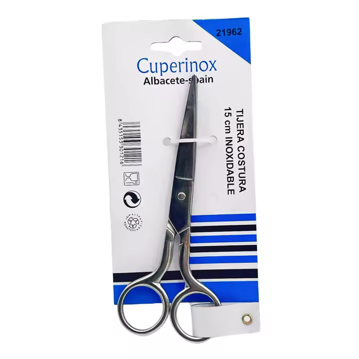 Tijeras de Costura Profesionales Cuperinox 15 Cm | Precisión Excepcional | Construcción en Acero Inoxidable - 1