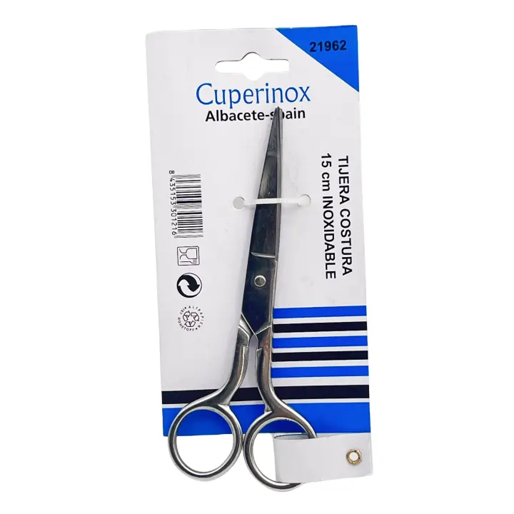 Tijeras de Costura Profesionales Cuperinox 15 Cm | Precisión Excepcional | Construcción en Acero Inoxidable - 1