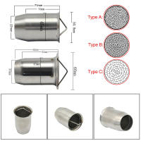 Silenciador De Motocicleta Universal Removible 50.8mm 60mm Para Escape Moto Catalizador DB Killer - details 2