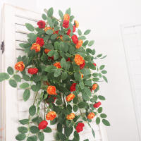 Rosa Artificial De Pared En Rotura Plantas Falsas De Vino Para Decoración De Hogar Boda Y Navidad Accesorios De Exhibición Al Aire Libre - details 7