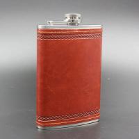 Flasque De Hips Con Taza 9Oz De Acero Inoxidable Para Licor Regalo Para Hombres Set De Alcohol Con Cuero PU Y Botiquín Portátil Para Exteriores Whiskey - details 6