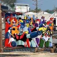 Bandera De Camping Goldorak Grendizer De Alta Calidad Impresión De Banderín De Artesanía Estilo Ambiente Para Exterior E Interior - details 16