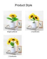 Lámpara De Noche LED Recargable Con 3 Luces Flor De Ternero Iluminación Interior Para Dormitorio Luz De Mesa Decorativa - details 5