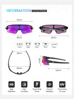 Gafas De Ciclismo SCVCN Para Hombres Y Mujeres Protección UV400 Gafas De Sol Para Montaña MTB Running Outdoor Con Lente HD Poliáctileno - details 2