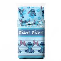 Juego de Sábanas 3 piezas de Stitch para cama de 90cm y 105cm, composición 52% algodón 48% poliéster. Producto Oficial Disney - details 0