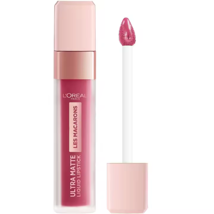 L'Oreal Paris Les Macarons Matte Liquid Lipstick 824 Guava Gush 31G - 1