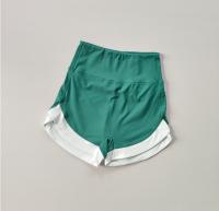 Shorts Deportivos De Cintura Alta Para Mujer En Verano Rojos Para Yoga Y Fitness Transpirables Y Casuales Talla Verdadera - details 6