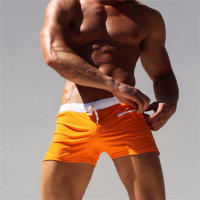 Shorts De Natación Para Hombre Con Cordón Y Encaje Transpirable Cintura Elástica Secado Rápido Para Playa Y Piscina Estilo De Verano - details 12