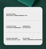 Cuerda De Saltar Contable De Acero PVC Ajustable Sin Cordel Para Gimnasio Y Entrenamiento En Casa Equipo Deportivo Para Fitness - details 3