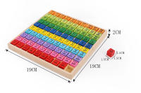 Juguete Educativo De Tabla De Multiplicación En Madera Para Niños Montessori Tablero De Matemáticas De Fase Temprana 99 - details 5