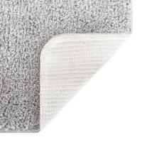 Alfombra Shaggy con Base de Látex Gris 120x120 cm - details 4