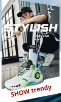 Zapatillas De Baloncesto Para Niños Diseño Original 2024 Comodidad Y Moda Zapatos De Entrenamiento Deportivo Para Interior Para Adolescentes - details 2