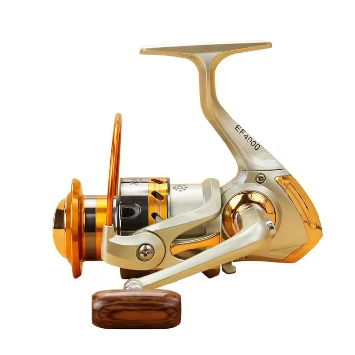Carrete De Pesca Giratorio Super Fuerte 12 BB 5.5/5.2:1 Para Pescar Carpas Izquierdo/Derecho Metal Adecuado Para Oceano Playa Río Estanque - 1