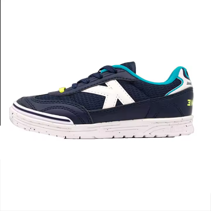 KELME TRUENO LACE ZAPATILLAS FUTBOL SALA DEPORTES INTERIOR NIÑO MARINO BLANCO 55449-611 - 1