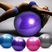 Bola De Yoga Gruesa Antideslizante Elástica Para Adultos Bola De Fitness Profesional Entrenamiento De Coreografía Rosa 65cm - details 0