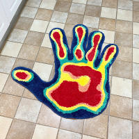 Carpetas De Palma Hechas a Mano Alfombra Tejida En Plush Suave Y Fluffy Múltiples Colores Decoración Para El Hogar Sala De Estar Dormitorio Estilo Aesthetic - details 7